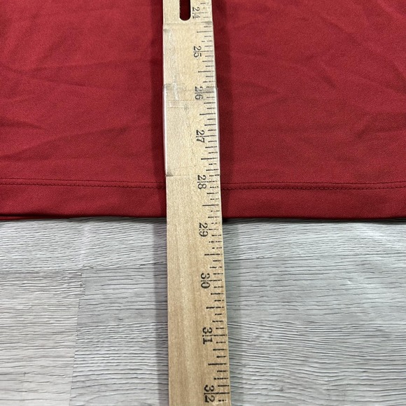 Stanford Cardinal Polo Shirt Mens Large Red Nike Dri Fit Golf Performance - Picture 7 of 11